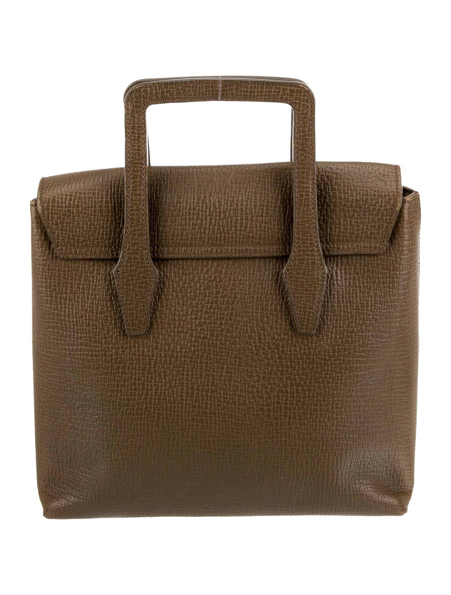 Loewe Leather Top Handle Bag